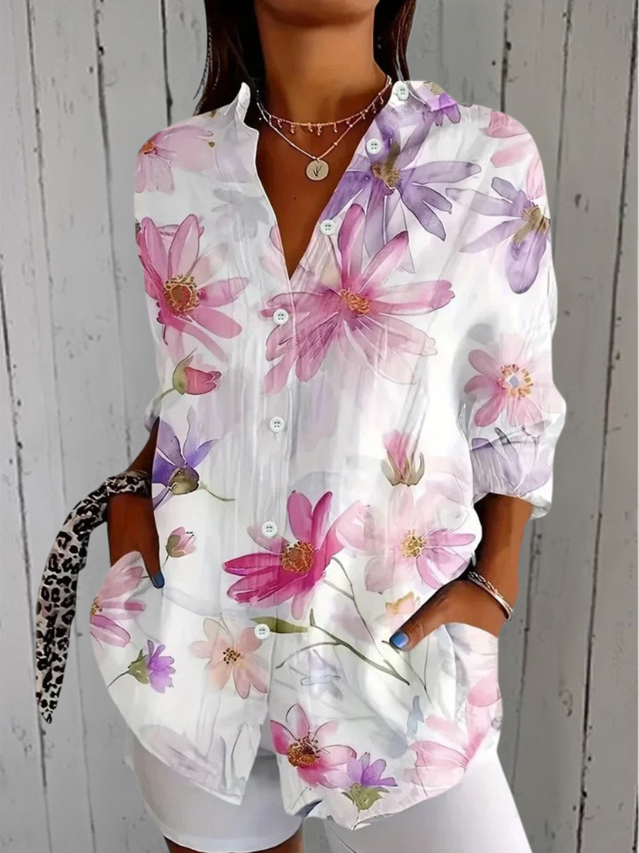 Agnès Paris | Blouse Estivale Colorée Claire