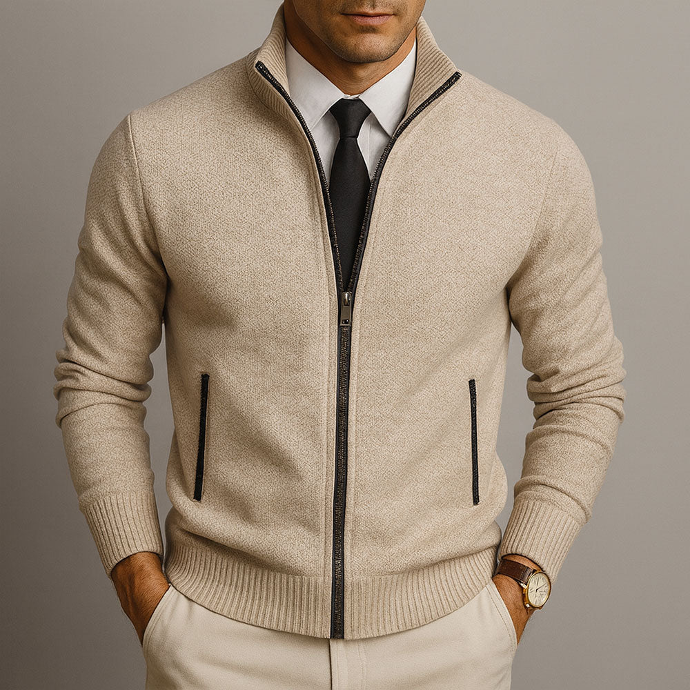 Agnès Paris | Cardigan Zippé Col Montant Henri