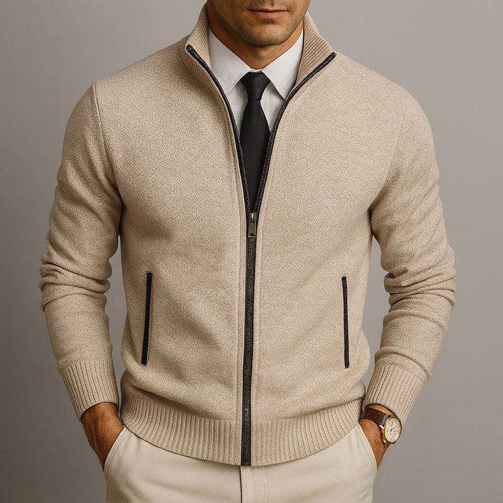 Agnès Paris | Cardigan Zippé Col Montant Henri