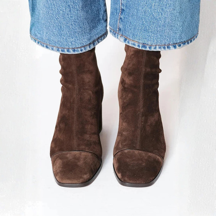Agnès Paris | BOTTINES ÉLÉGANTES À TALONS CARRÉS
