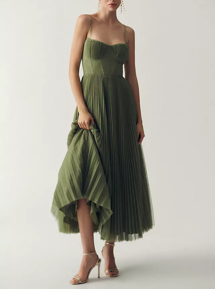 Agnès Paris | Robe en tulle drapée élégamment