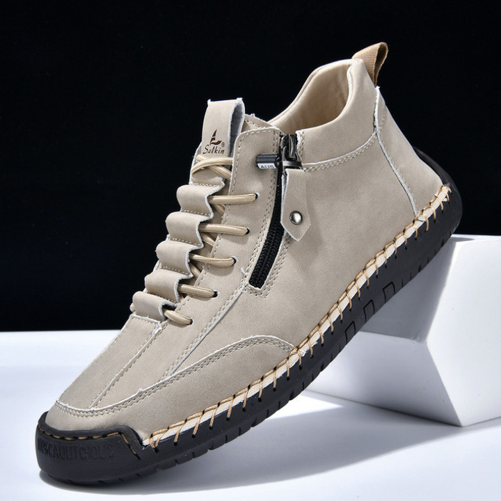 Agnès Paris | CHAUSSURES EN NABUK AVEC ZIP POUR HOMME