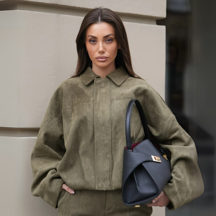 Agnès Paris | VESTE EN FAUX SUÈDE