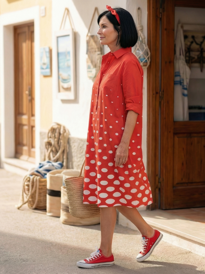 Agnès Paris | Robe à Pois Lumineux Wrenley