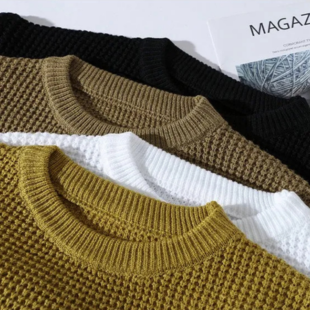 Agnès Paris | PULL EN NID D'ABEILLE PREMIUM