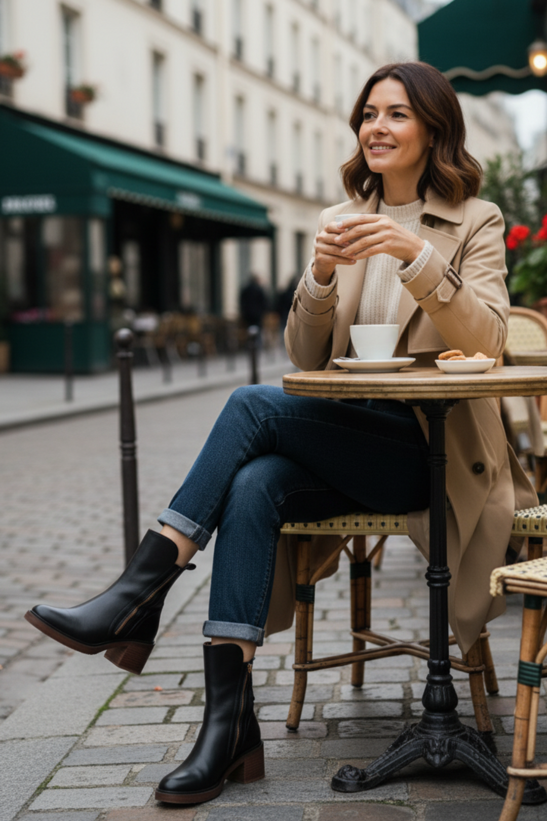 Agnès Paris | Bottines Zippées Talon Confort Isabelle