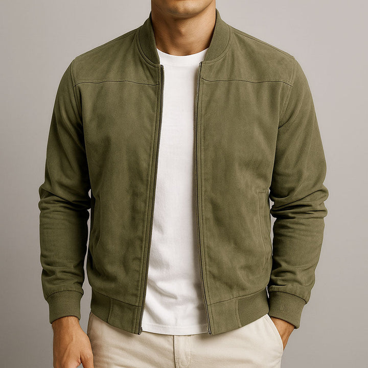 Agnès Paris | Veste Bomber Effet Daim Antoine