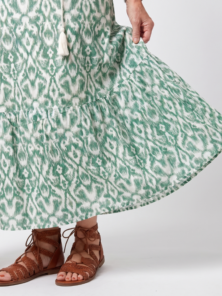 Agnès Paris | Robe Midi Bohème à Pompons Florence