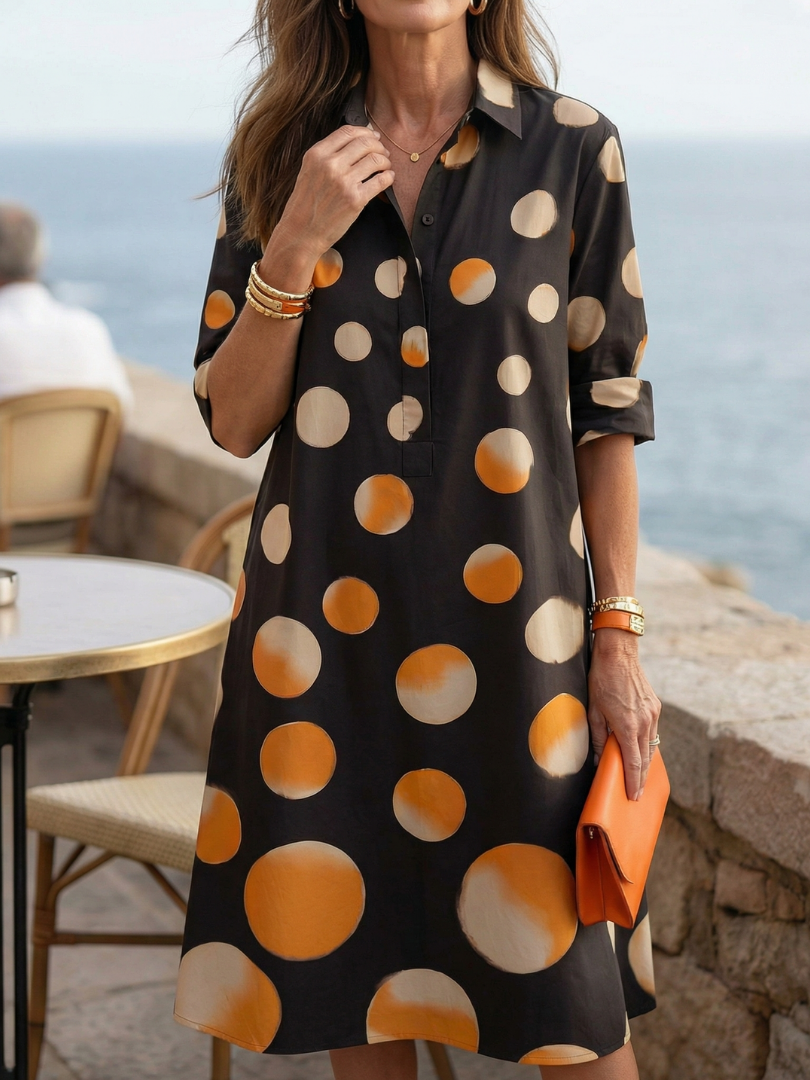 Agnès Paris | Robe à Pois au Crépuscule Vespera
