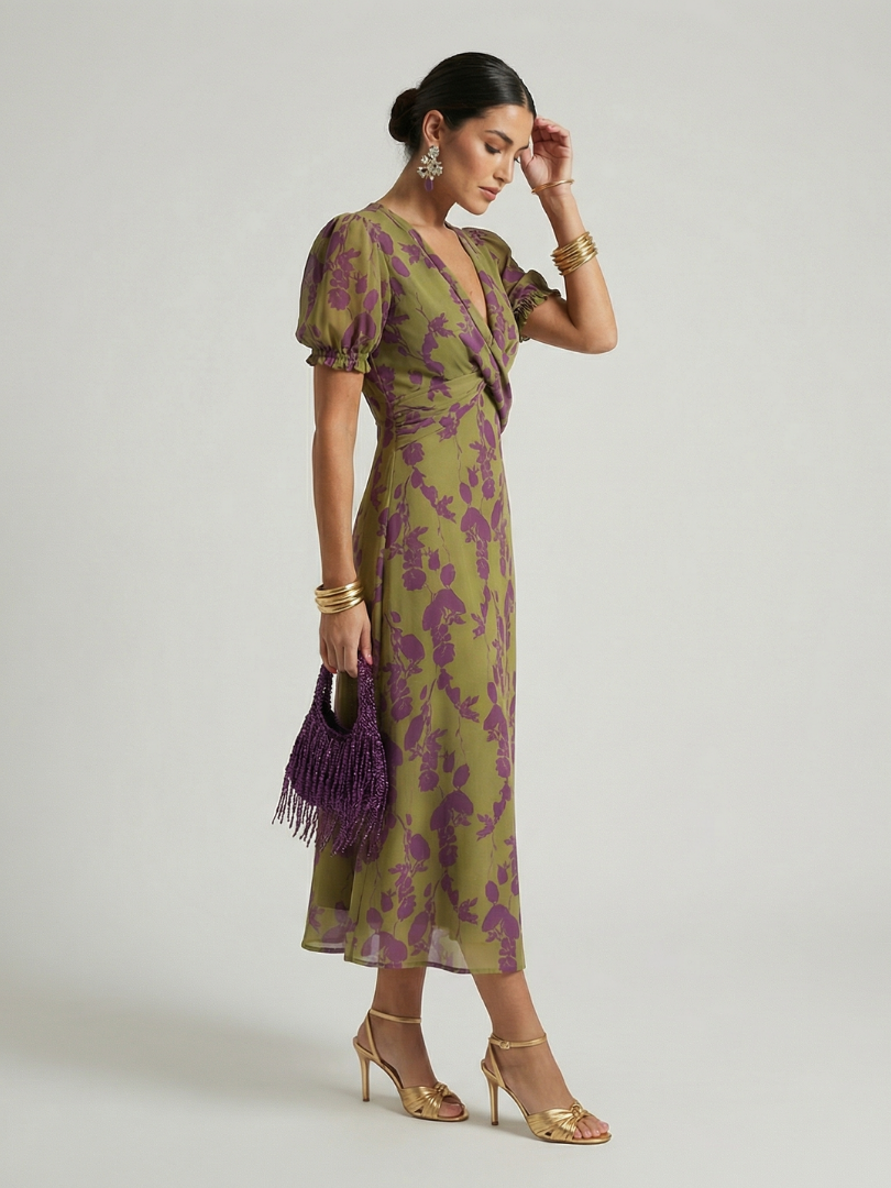 Agnès Paris | Robe Midi Florale Détendue Virel