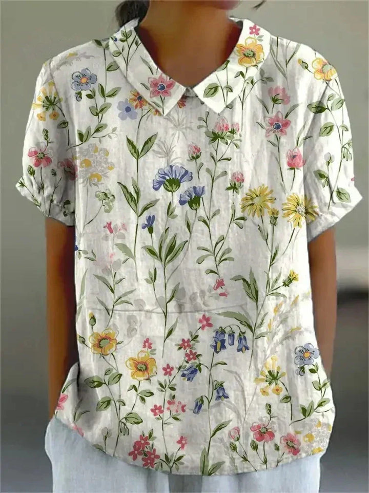 Agnès Paris | Blouse Fleurie Élégante