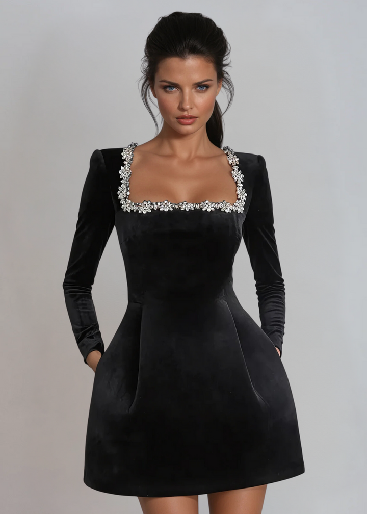 Agnès Paris | ROBE MINI EN VELOURS
