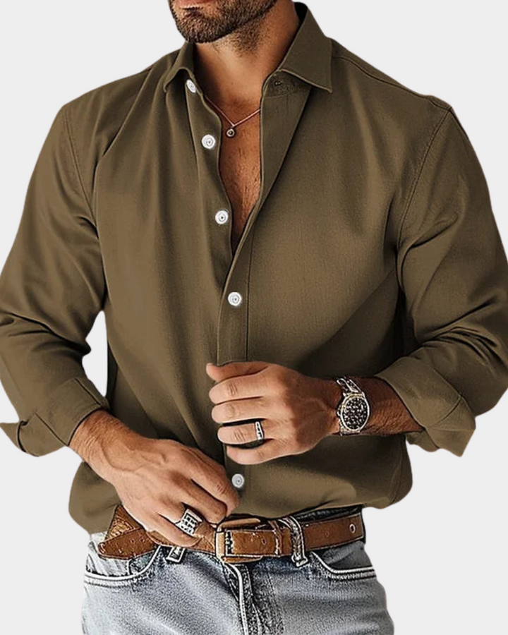 Agnès Paris | CHEMISE BOUTONNÉE ÉTIREMENT COUPE SLIM POUR HOMME