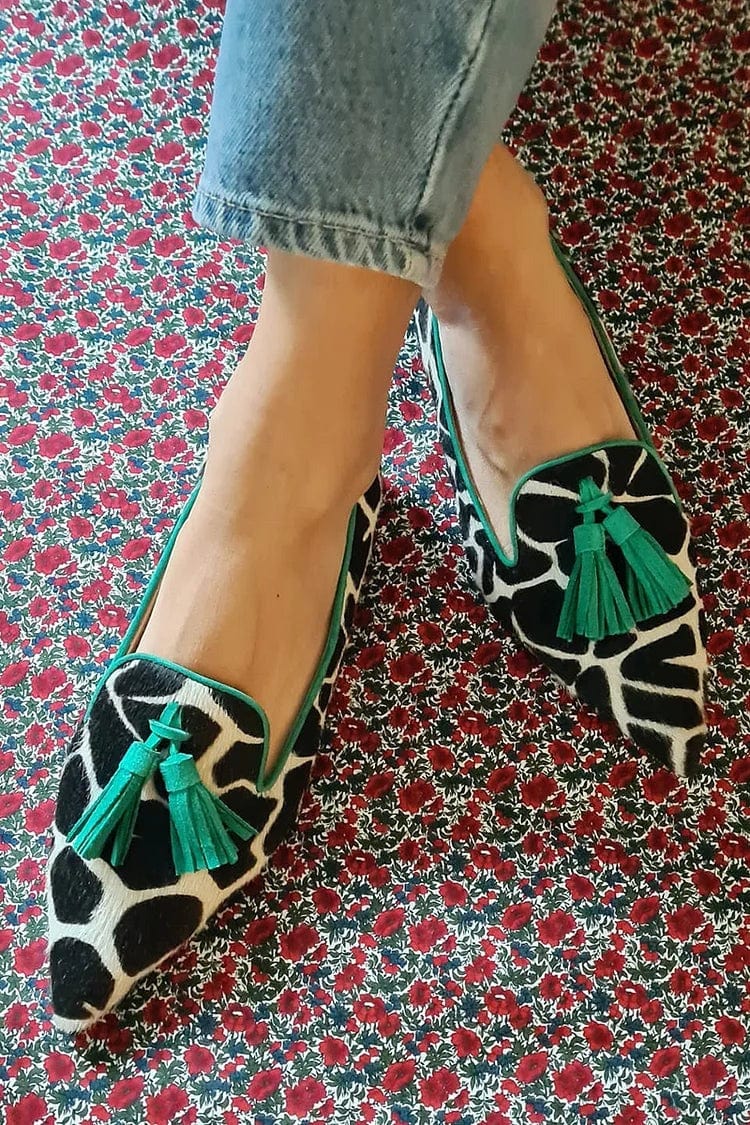 Agnès Paris | Mocassins Pointus Imprimé Animalier Mathilde