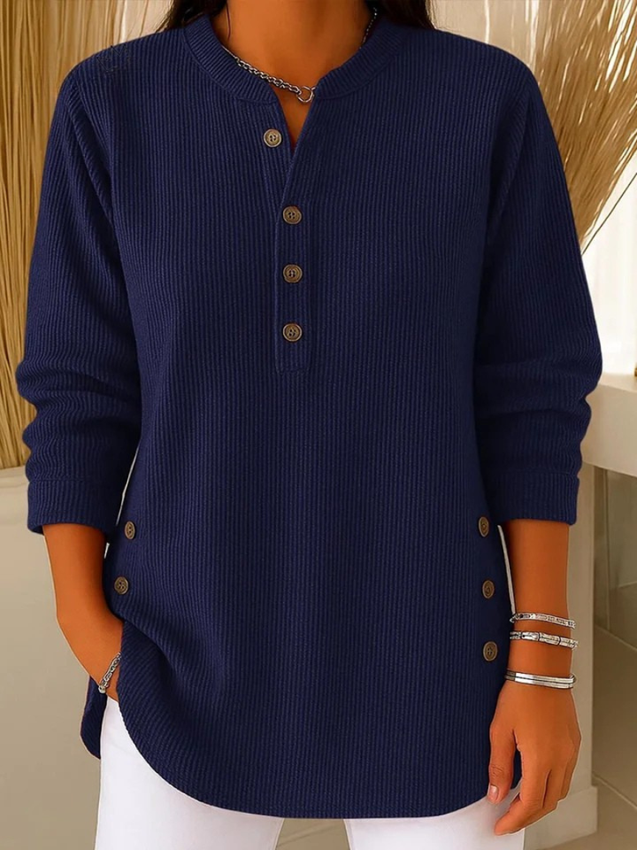 Agnès Paris | Tunique Henley Côtelée Sylvie