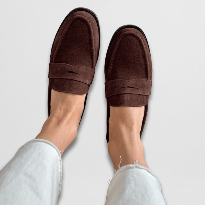 Agnès Paris | Mocassins Daim Rétro Élise