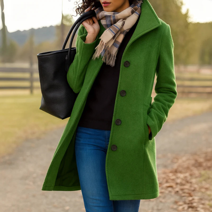 Agnès Paris | Manteau Classique Boutonné Pauline