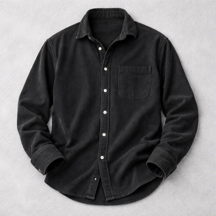Agnès Paris | CHEMISE CLASSIQUE EN VELOURS CÔTELÉ POUR HOMME