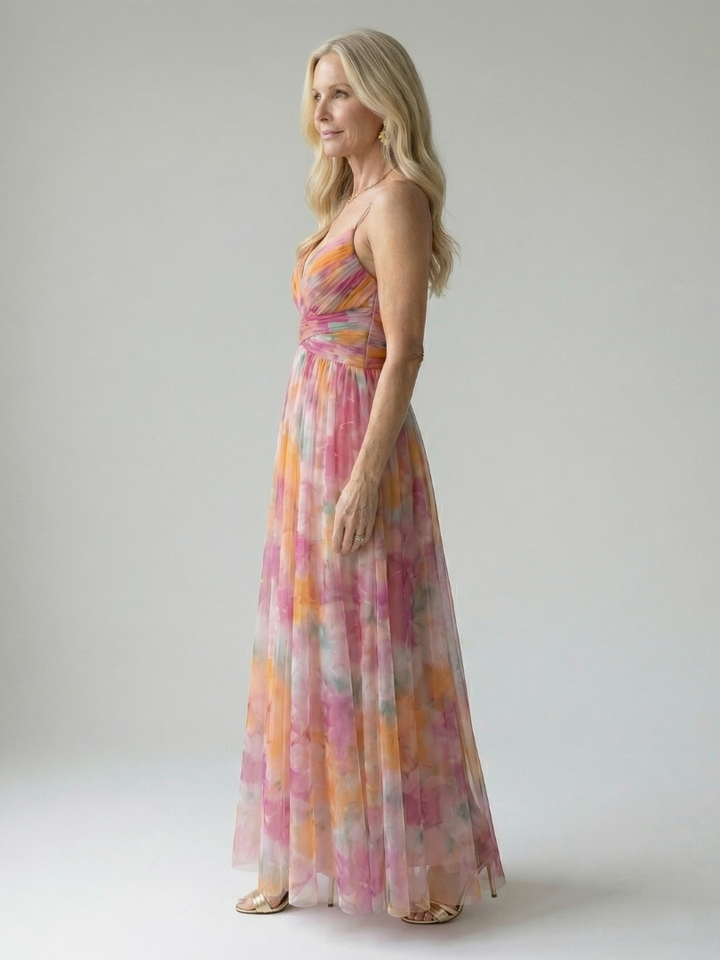Agnès Paris | Robe Maxi à Enveloppe Douce Isel