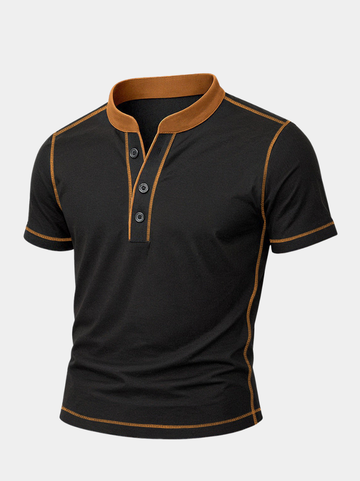 Agnès Paris | CHEMISE HENLEY AVEC BORD EMBER