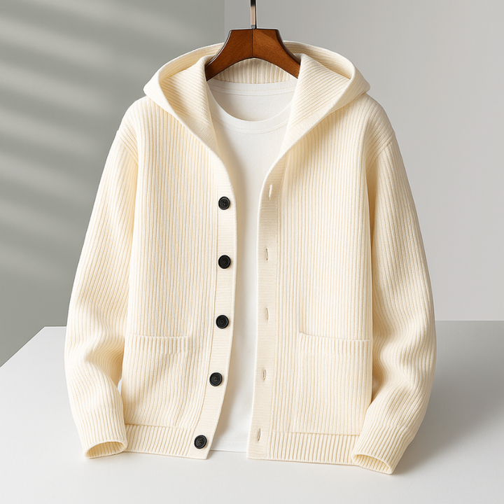Agnès Paris | CARDIGAN À CAPUCHE POUR HOMME