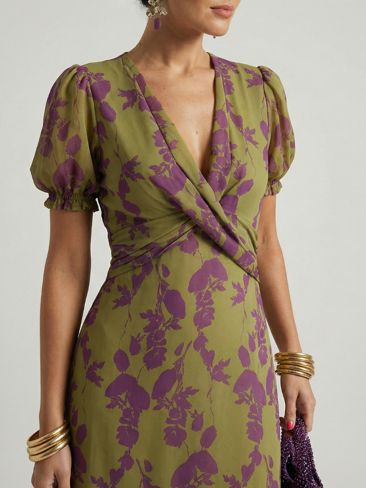 Agnès Paris | Robe Midi Florale Détendue Virel
