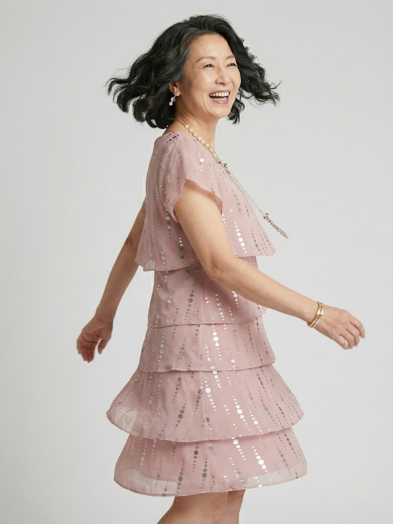 Agnès Paris | Robe longueur genou à pois Makena