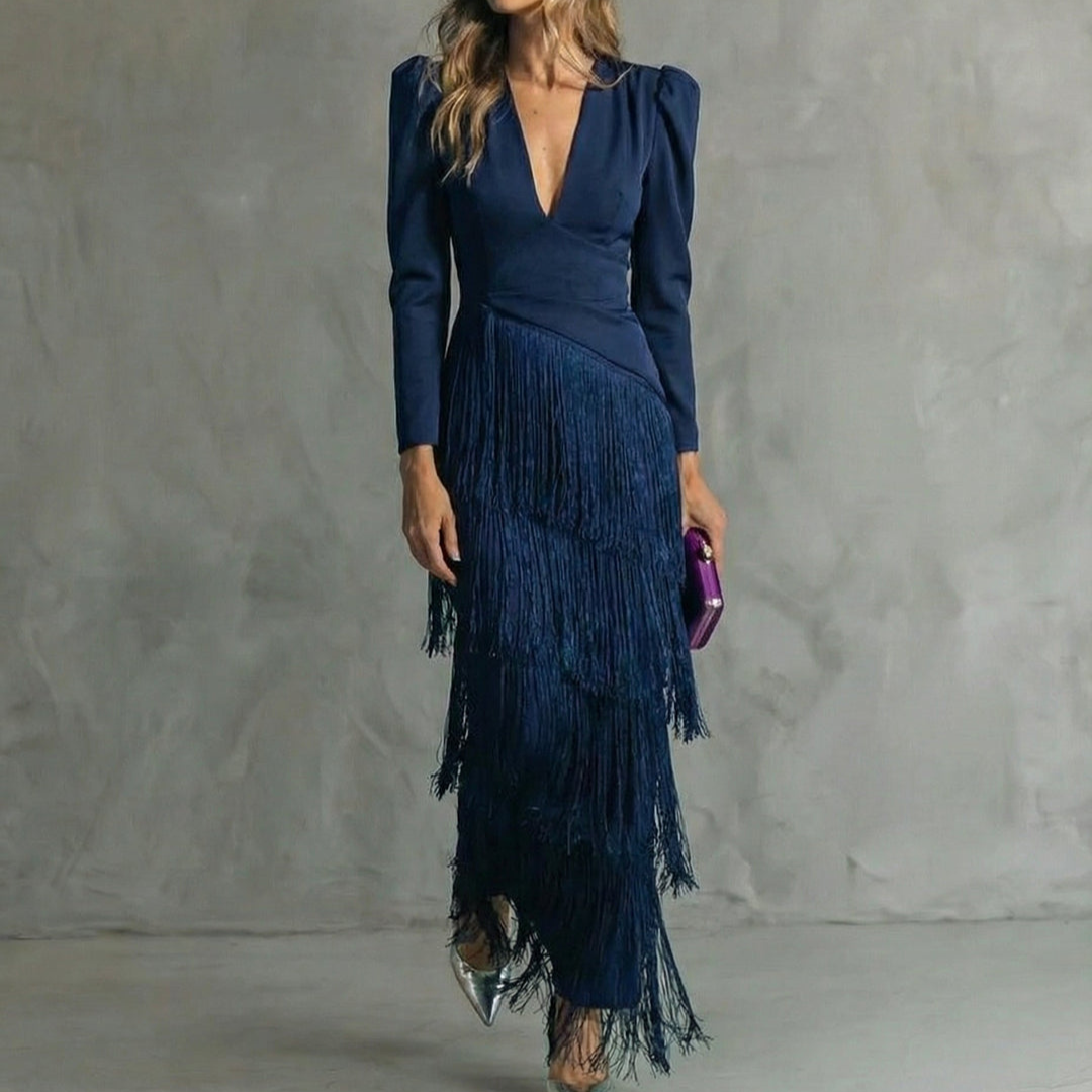 Agnès Paris | Robe Élégante Franges Élise