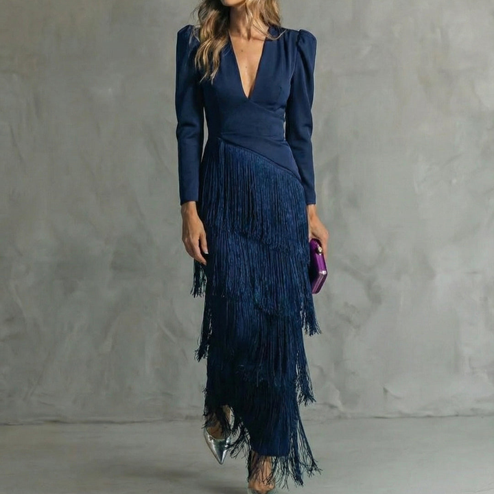 Agnès Paris | Robe Élégante Franges Élise