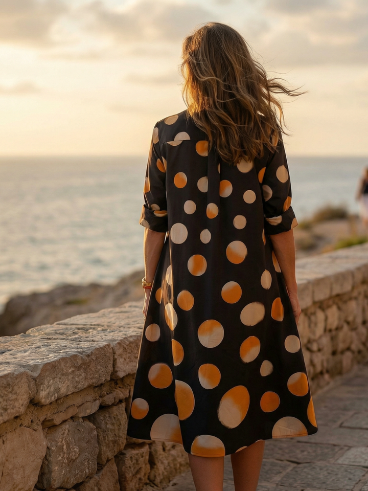 Agnès Paris | Robe à Pois au Crépuscule Vespera