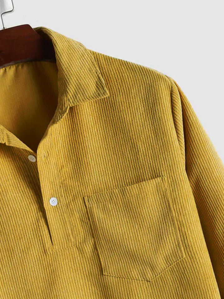 Agnès Paris | CHEMISE MANCHES LONGUES DEMI-BOUTONS POUR HOMME