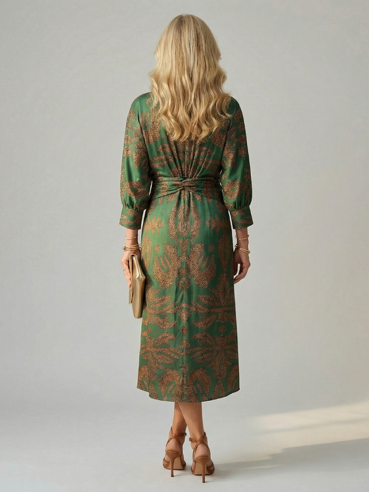 Agnès Paris | Robe Midi Wrap Naturelle Lune