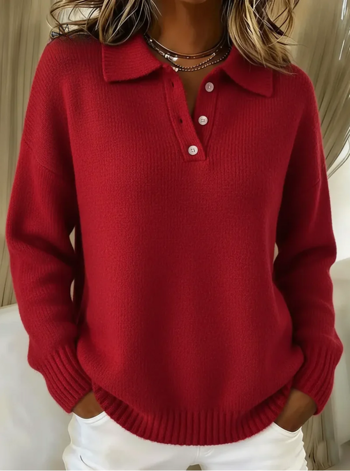 Agnès Paris | Pull Col Polo Maille Douce Amélie
