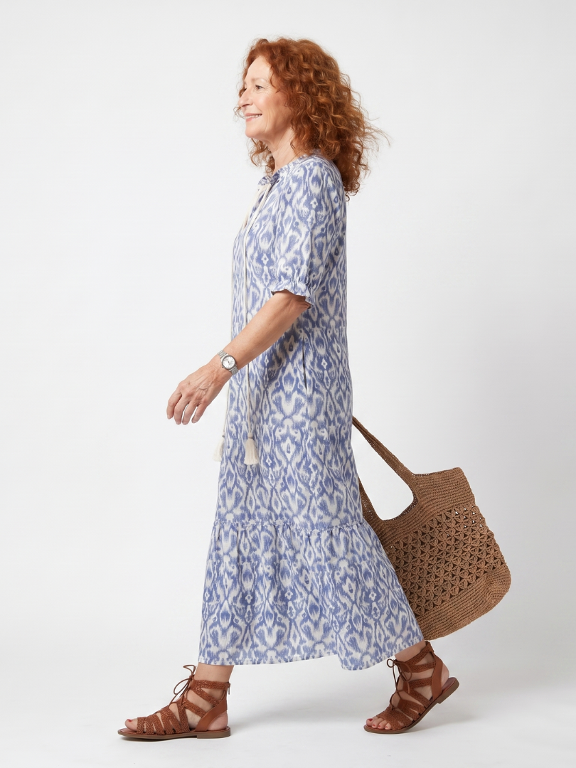 Agnès Paris | Robe Midi Fluide Imprimée Nicole