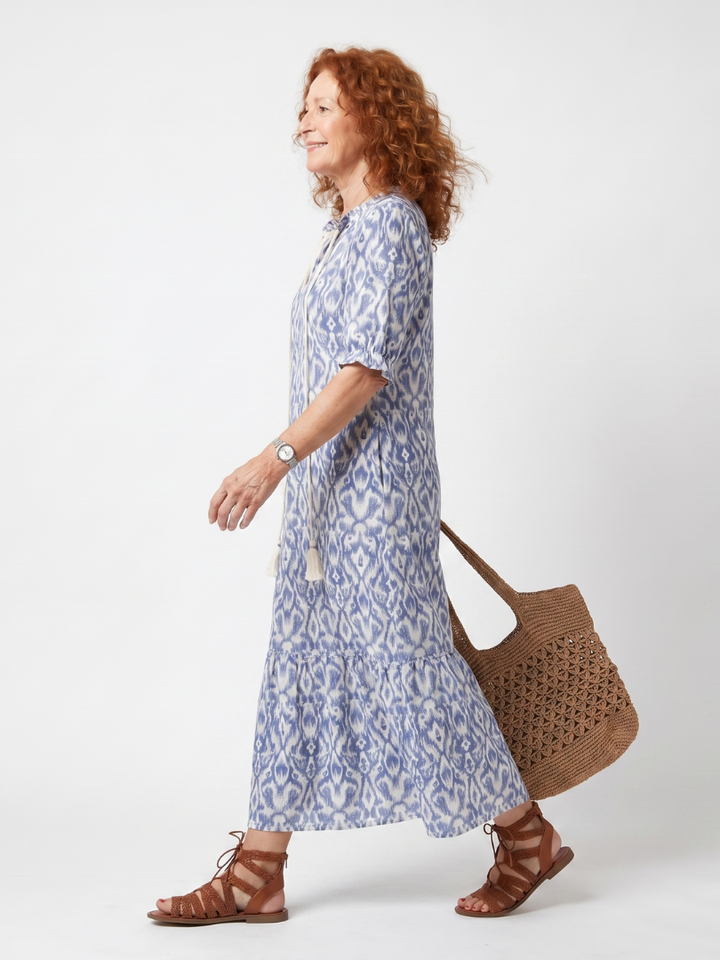 Agnès Paris | Robe Midi Fluide Imprimée Nicole