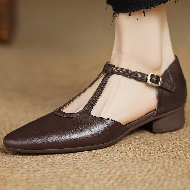 Agnès Paris | Babies Cuir Bride Tressée Odile