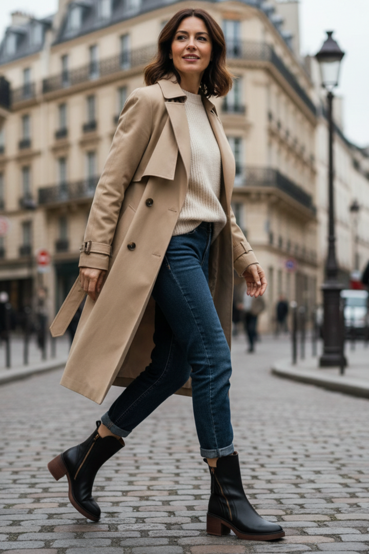 Agnès Paris | Bottines Zippées Talon Confort Isabelle