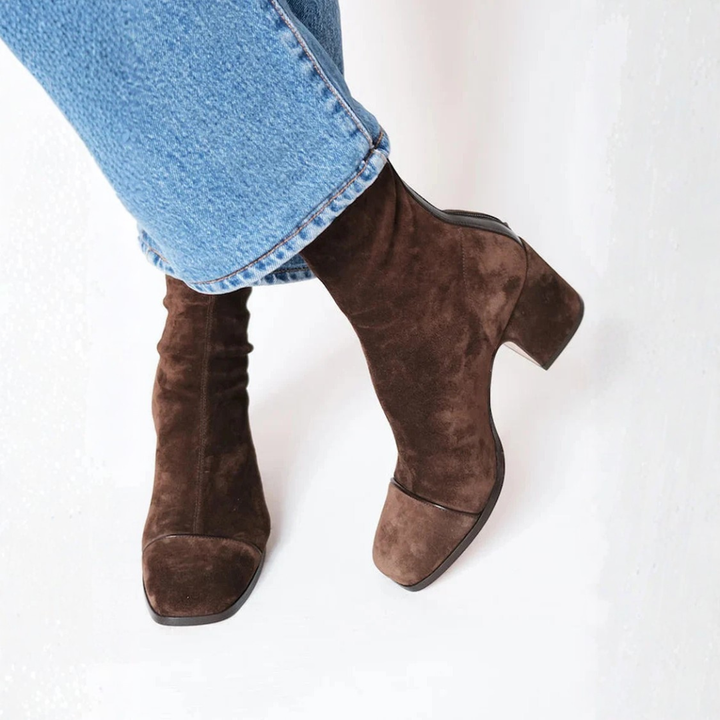 Agnès Paris | BOTTINES ÉLÉGANTES À TALONS CARRÉS