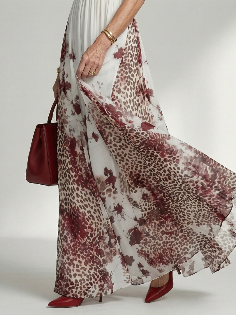 Agnès Paris | Robe Maxi Plissée Blanche Orlune
