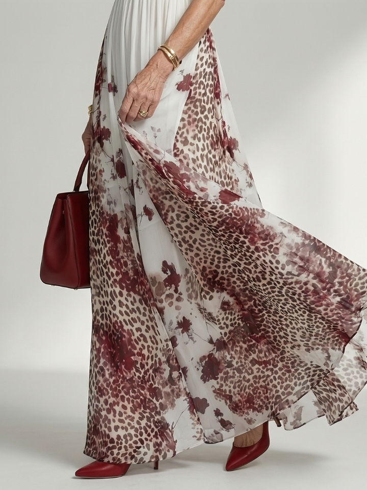Agnès Paris | Robe Maxi Plissée Blanche Orlune