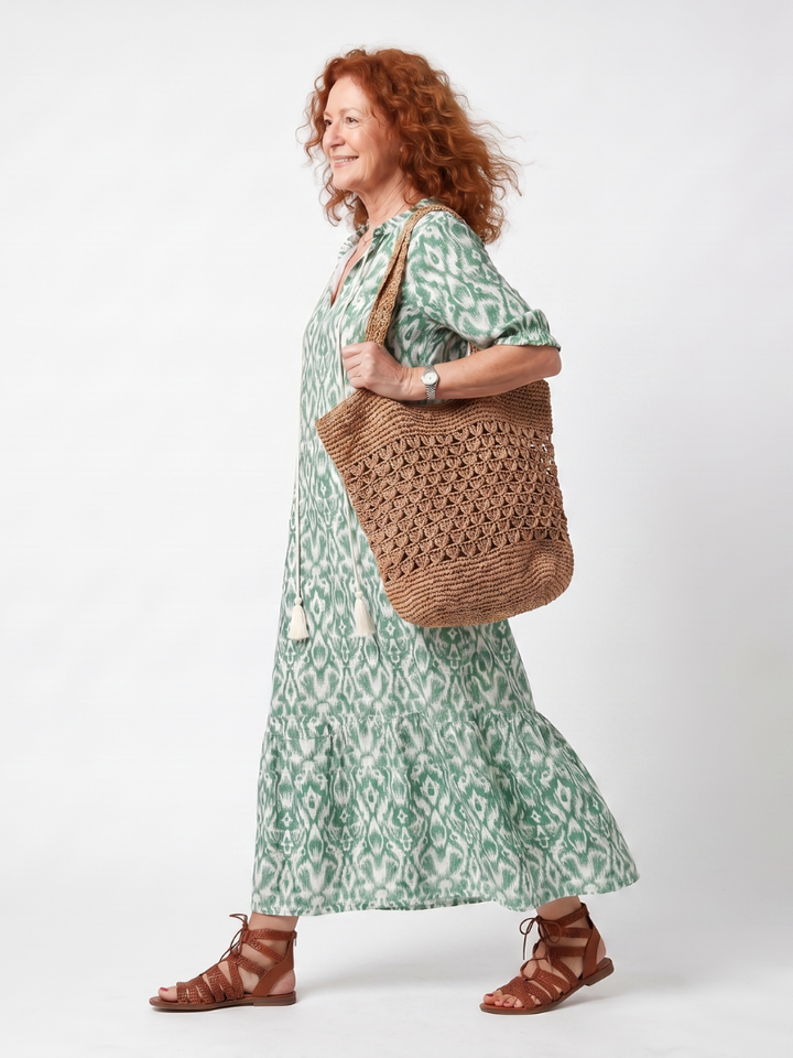 Agnès Paris | Robe Midi Bohème à Pompons Florence