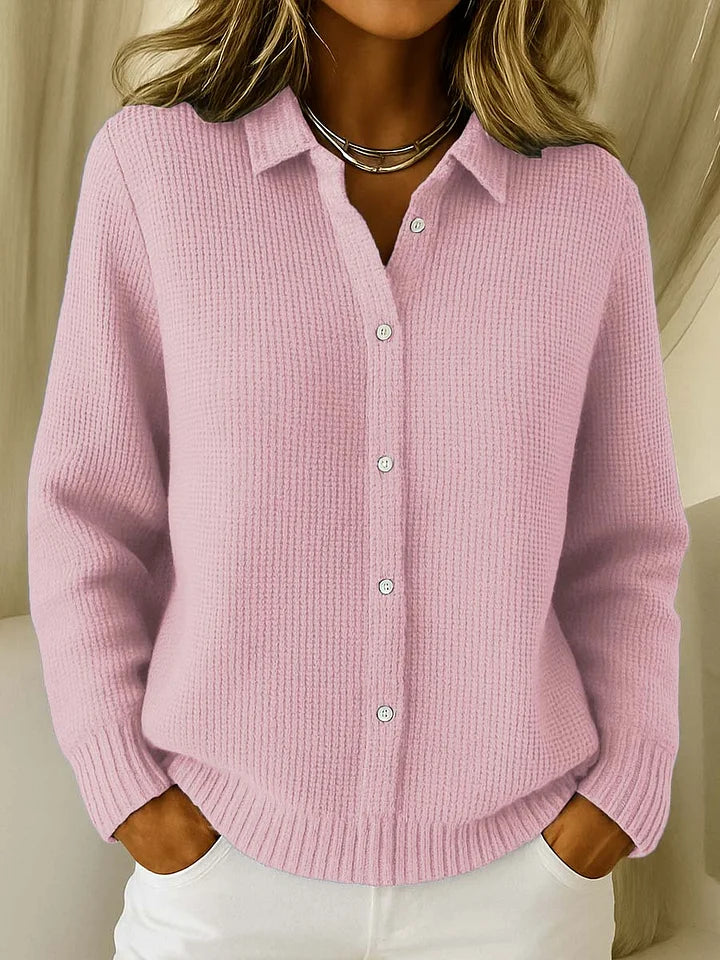 Agnès Paris | Cardigan Maille Col Chemise Martine