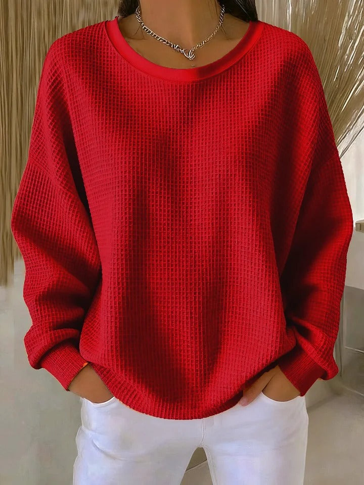 Agnès Paris | Pull Gaufré Oversize Pauline