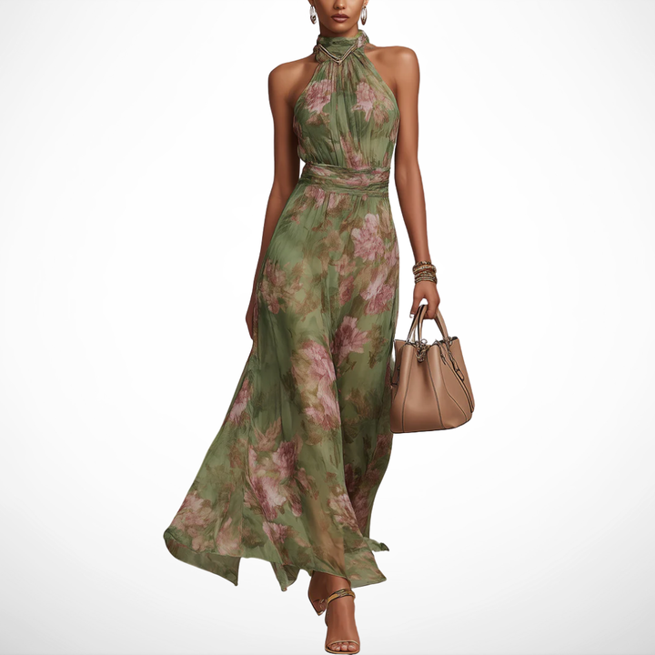 Agnès Paris | Robe Longue Élégante Florale Élise