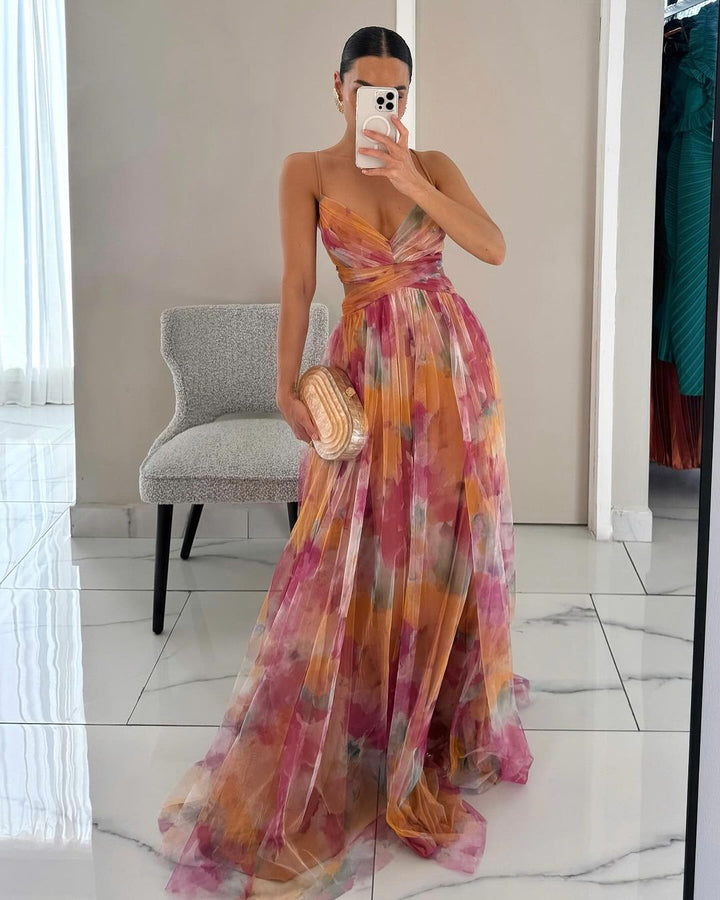 Agnès Paris | Robe Maxi Élégance Florale