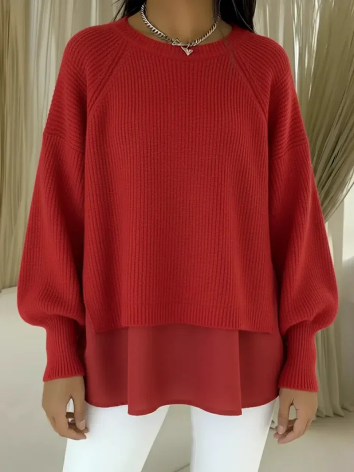 Agnès Paris | Pull Effet Superposé Nathalie