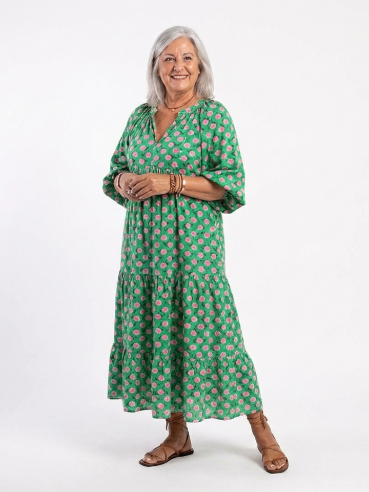 Agnès Paris | Robe Midi à Imprimé Floral Fiora