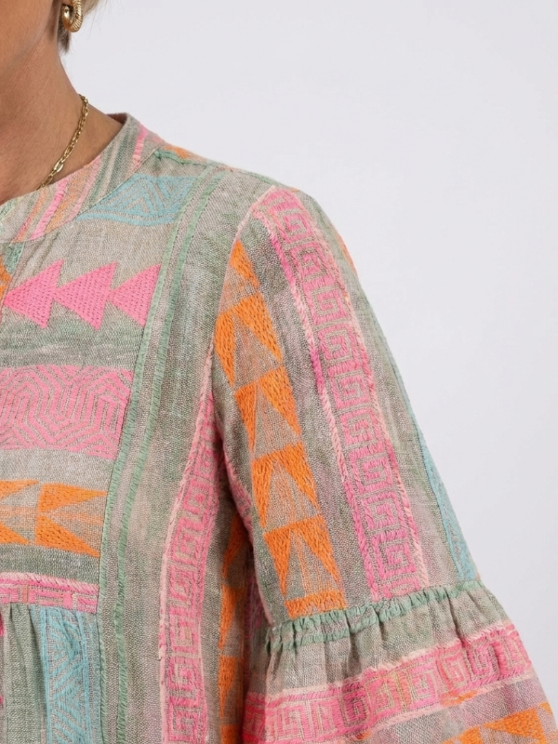 Agnès Paris | Robe à Imprimé Géométrique Maelle