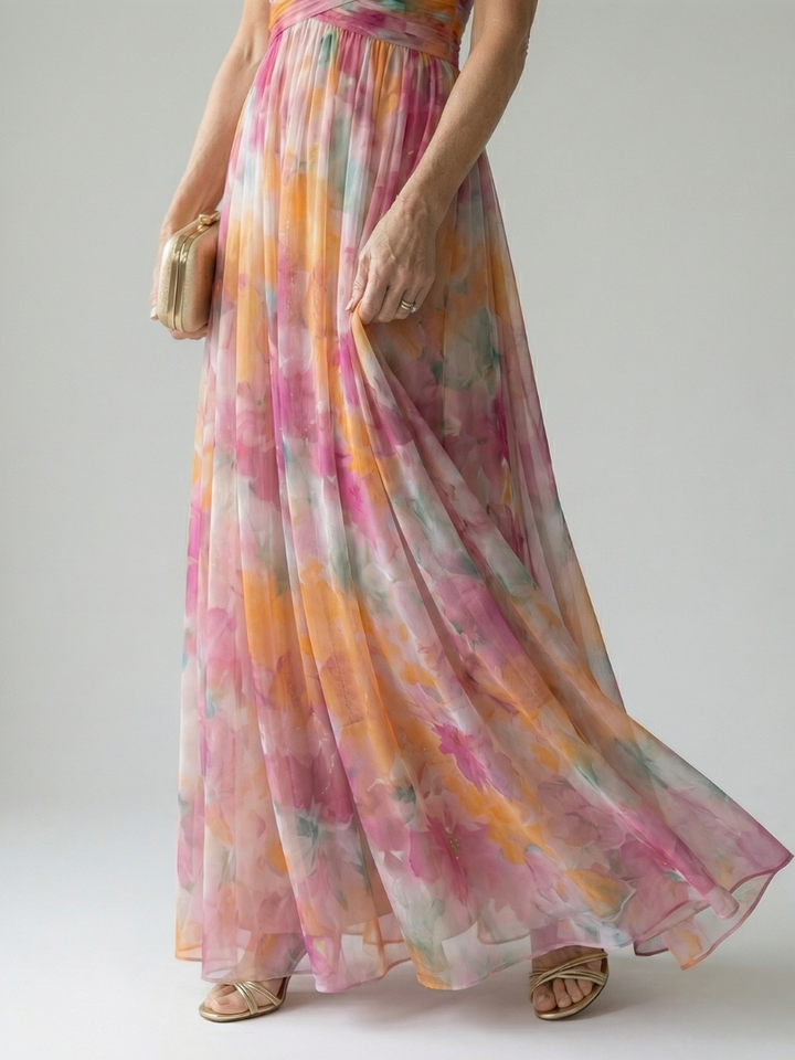 Agnès Paris | Robe Maxi à Enveloppe Douce Isel