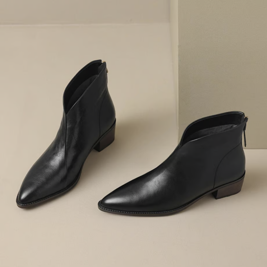 Agnès Paris | Bottines Élégantes en Cuir